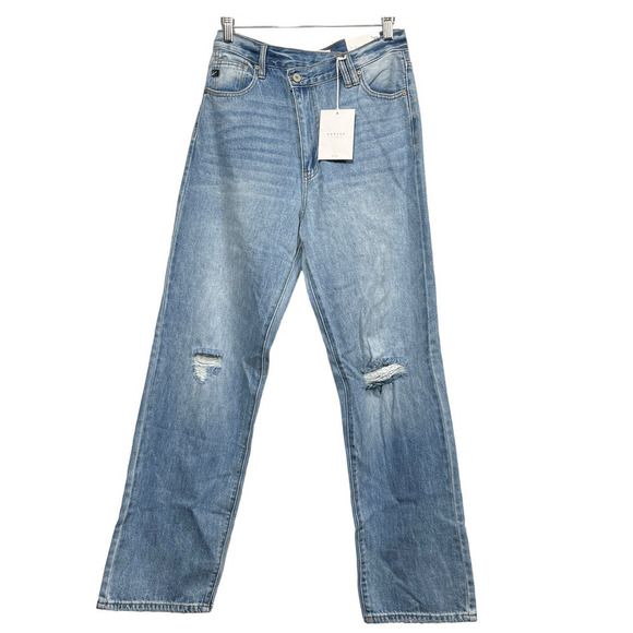 NWT Women’s KanCan 90’s Wide Leg Straight Jeans - Picture 2 of 9